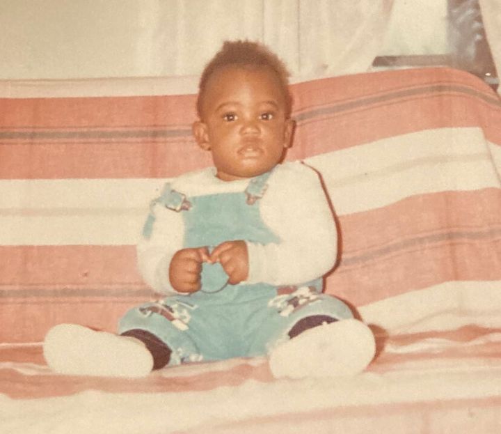 The author as a baby in Great Barrington, Massachusetts. "This was before I knew I was considered a problem," he says.