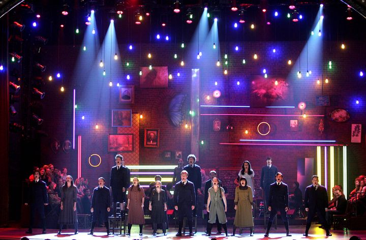 The cast "Spring awakening" performed at the 61st Annual Tony Awards at Radio City Music Hall on June 10, 2007 in New York City.