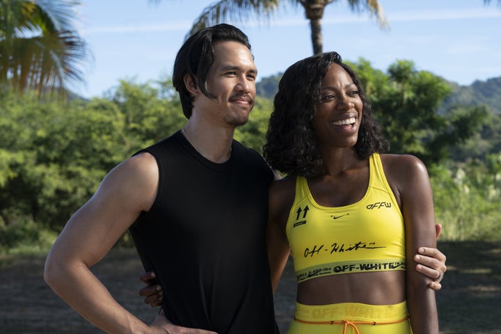 Andrew (Alexander Hodge) and Molly (Yvonne Orji) in the fourth season of HBO's "Insecure."