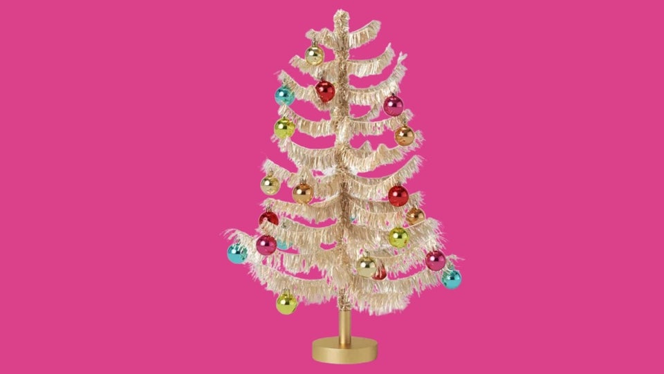 Target Is Selling Pink Ceramic Christmas Trees For An Adorably Retro Holiday