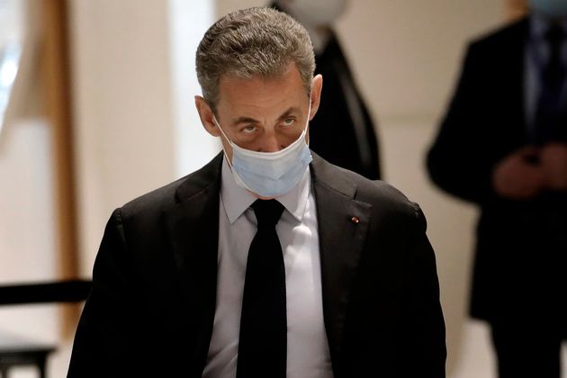 Nicolas Sarkozy au tribunal de Paris, ici en mai 2021.