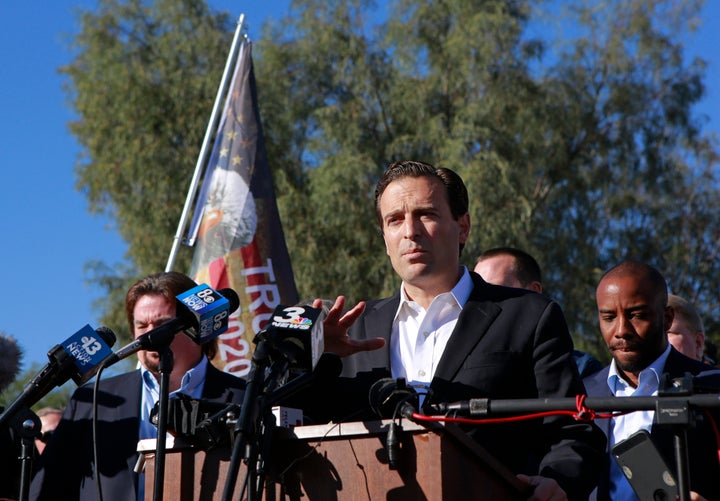 Former Nevada Attorney General Adam Laxalt is Trump's pick for Senate in Nevada.