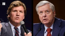  Tucker Carlson Rages At Lindsey Graham
