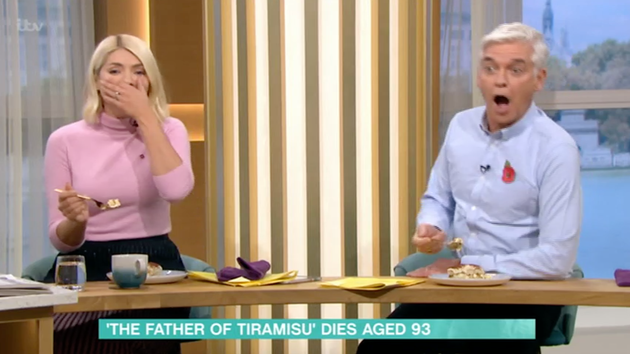 Holly and Phil were both shocked by Gino's inappropriate