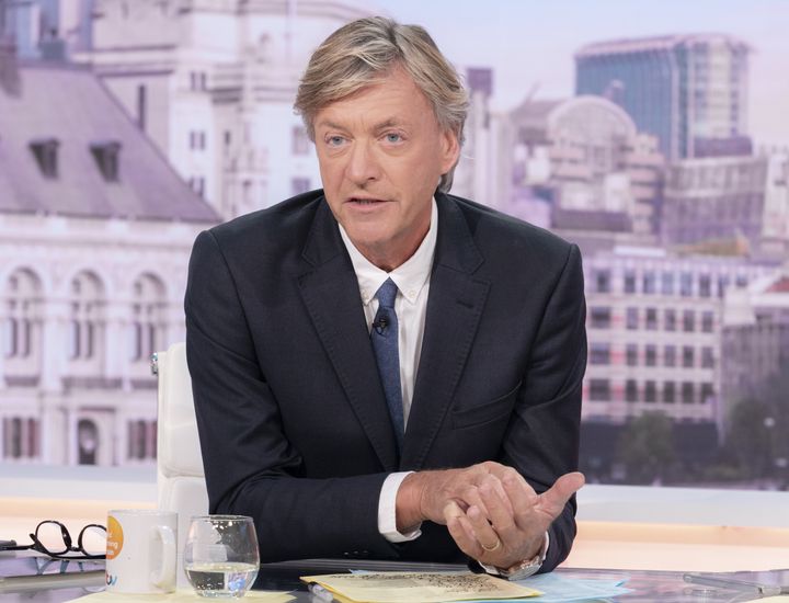 Richard Madeley on the set of Good Morning Britain