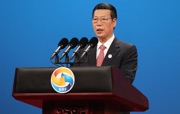 副首相時代の張高麗氏 写真は2017年 (Photo by Simon Song/South China Morning Post via Getty