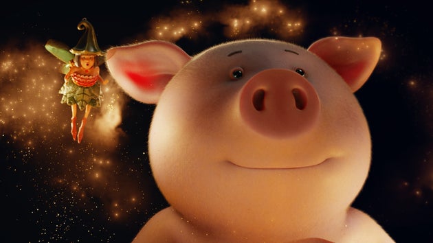 Percy Pig makes a new friend in the