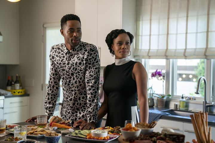 Lawrence (Jay Ellis) and Condola (Christina Elmore) in Season 4 of HBO's "Insecure."