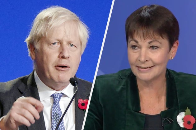 Caroline Lucas laid into Boris Johnson on BBC Question