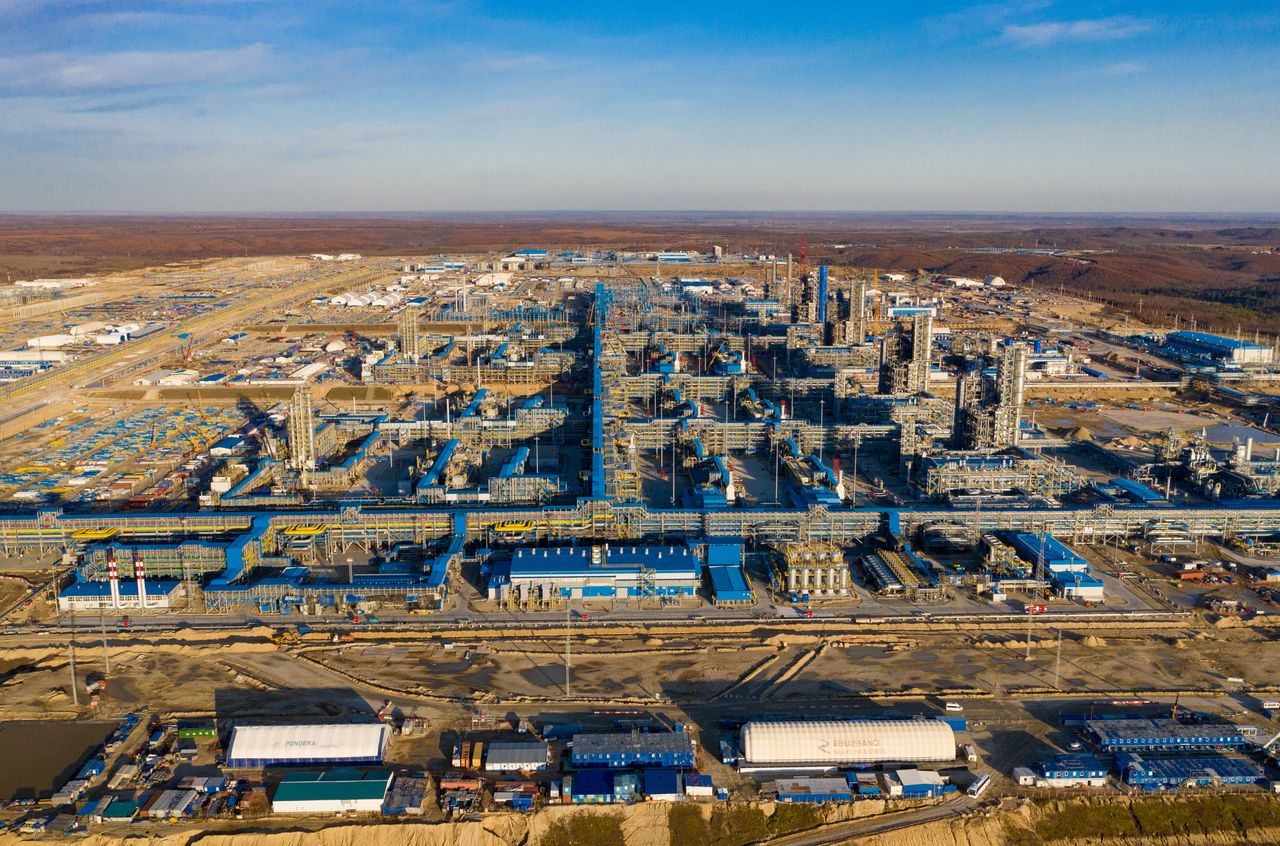 A plant in Russia set to produce methane