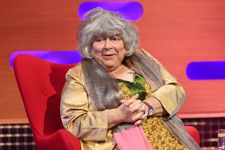 Miriam Margolyes during the filming for The Graham Norton Show 