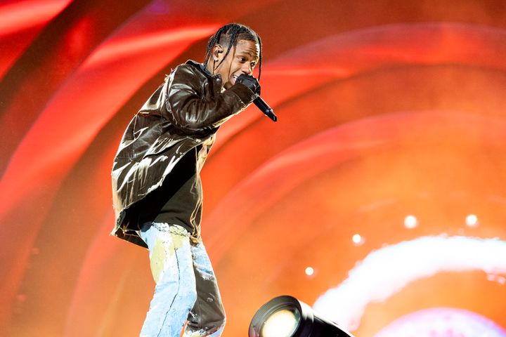 Travis Scott performs during 2021 Astroworld Festival at NRG Park on November 05, 2021 in Houston, Texas. (Photo by Erika Goldring/WireImage)
