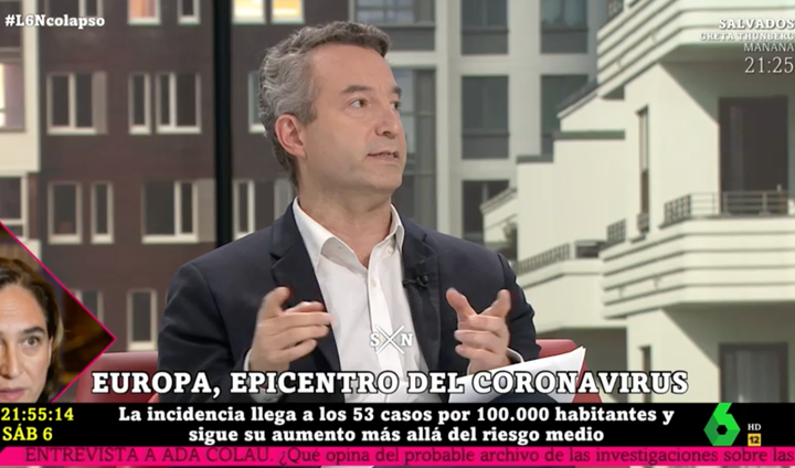 César Carballo en 'laSexta Noche'.