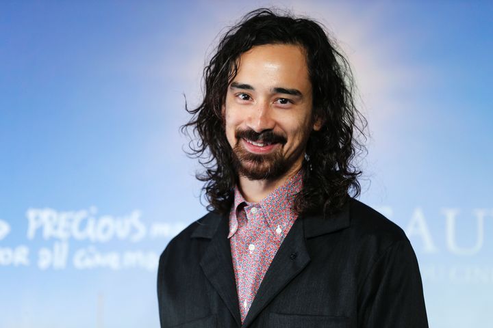 "Insecure" writer Jason Lew in 2016, at the Deauville US Film Festival premiere of "The Free World," which he wrote and directed.