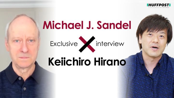 Professor Micael J. Sandel and author Keiichiro Hirano