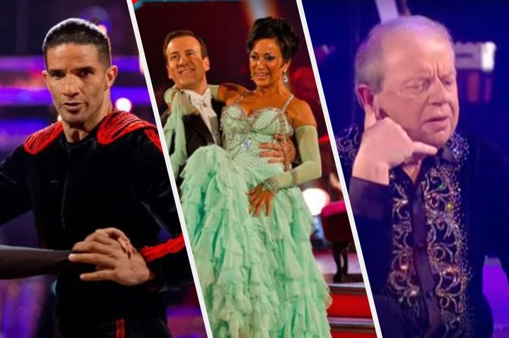 David James, Nancy Dell'Olio and John Sergeant are responsible for some of Strictly's lowest-scoring routines ever