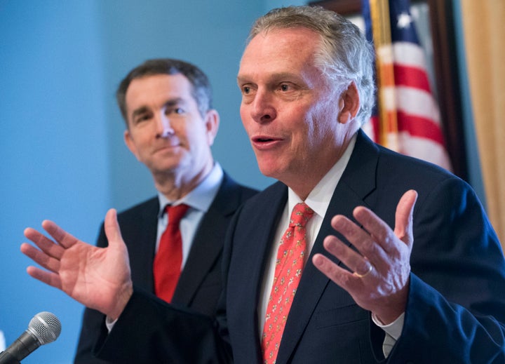 Former Gov. Terry McAuliffe and current Gov. Ralph Northam have combined to restore voting rights to more than 200,000 Virginians with felony convictions over the last eight years. In 2021, Northam also signed one of the nation's most expansive voting rights measures, as well as bills to expand early and absentee voting, into law.