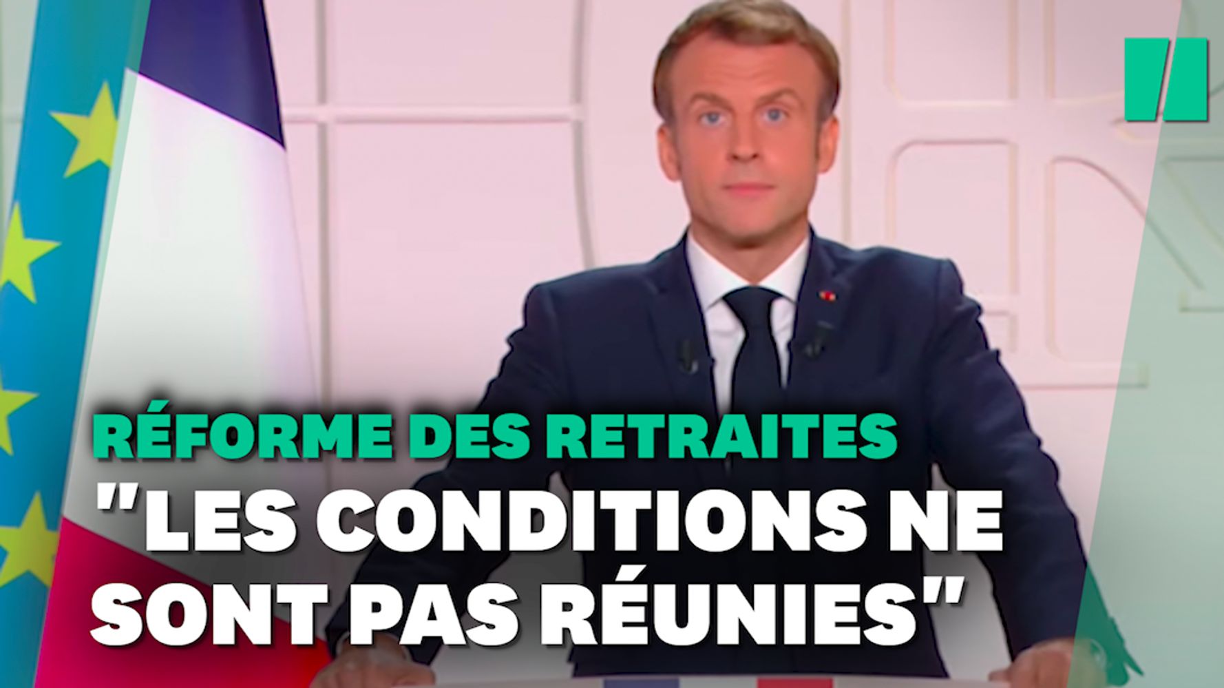 Macron reporte la réforme des retraites pour l'après 2022 | Le HuffPost