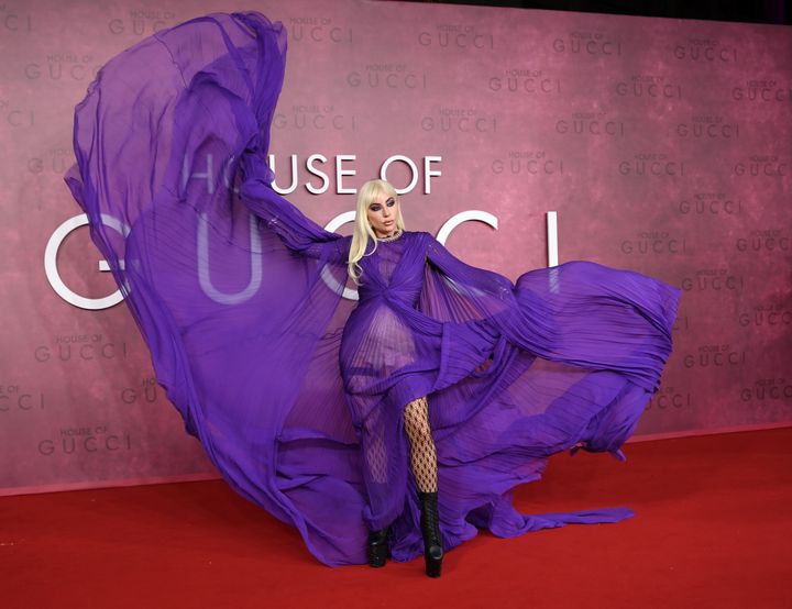 Lady Gaga's Appearance On The House Of Gucci Premiere Red Carpet Was ...