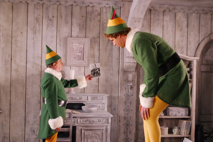 Elf employed the 'forced perspective' technique to film scenes like this
