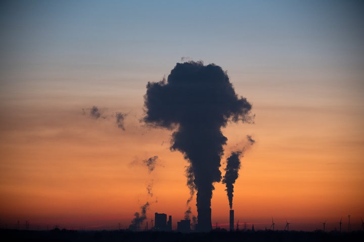 Smoke rises from a coal plant in Germany.