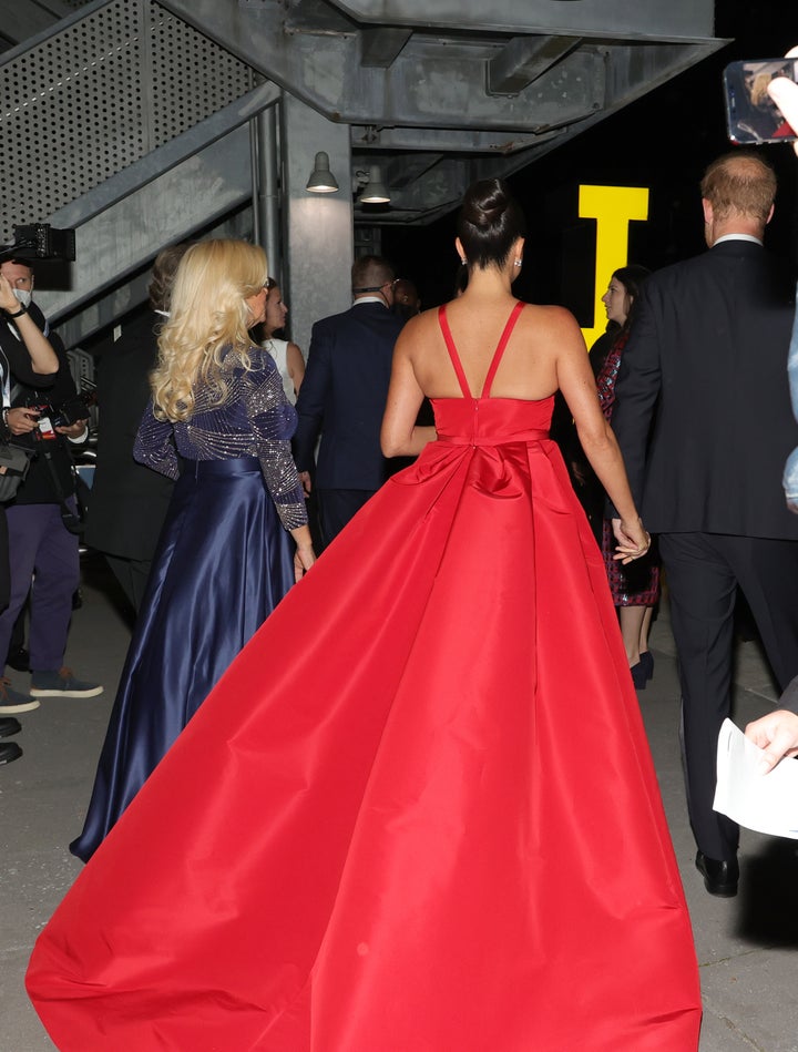 El príncipe Harry y Meghan Markle, en el evento Salute To Freedom Gala en el Intrepid Sea-Air-Space Museum el 10 de noviembre de 2021 en Nueva York.