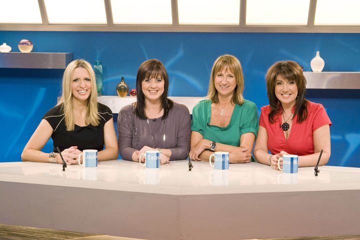 Jackie Brambles, Coleen Nolan, Carol McGiffin and Jane McDonald on Loose Women back in 2008
