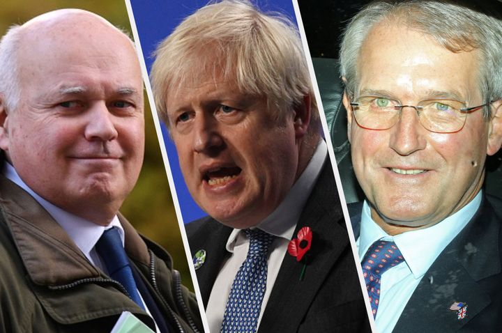 Iain Duncan Smith, Boris Johnson and Owen Paterson have all been scrutinised over 'sleaze' allegations