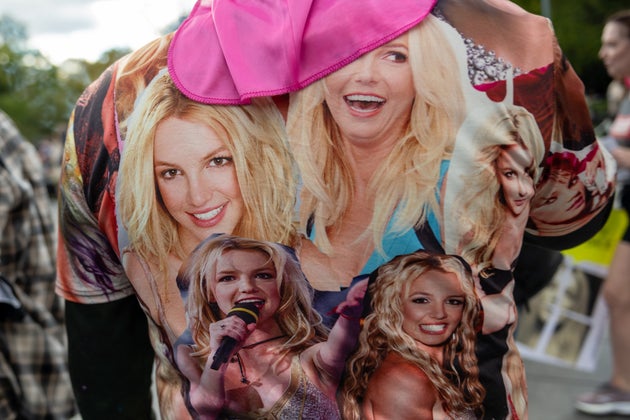 Un fan de Britney Spears lors d