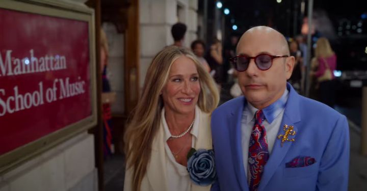 Sarah Jessica Parker with the late Willie Garson