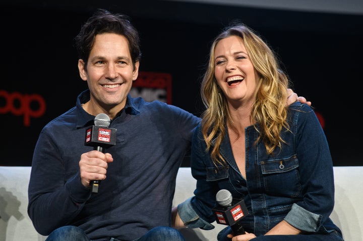 Paul Rudd and Alicia Silverstone pictured in 2019