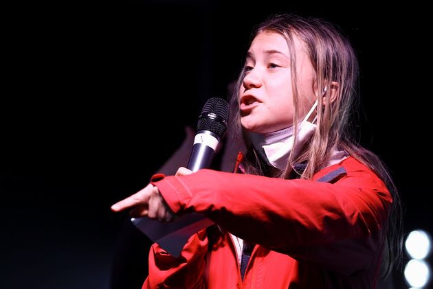 Greta Thunberg, qui a Glasgow, in Scozia, il 5 novembre