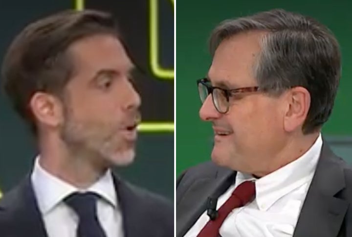 José Yélamo y Francisco Marhuenda, en 'LaSexta Noche'.