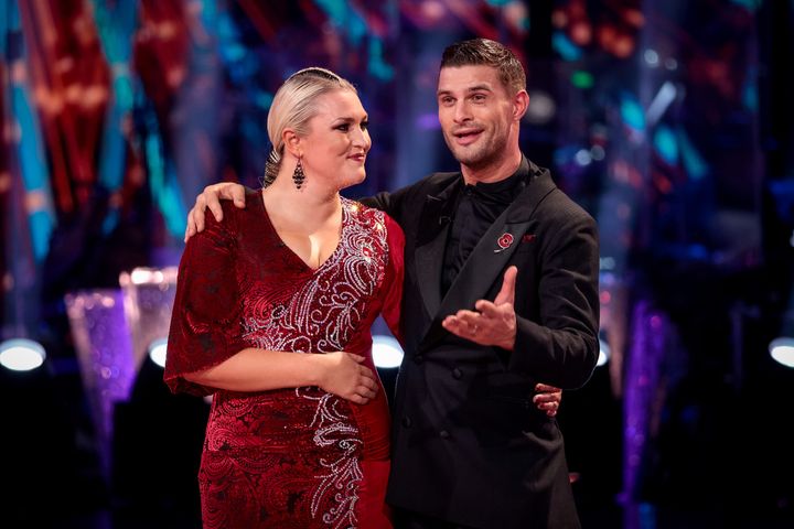 Sara Davies and Aljaz Skorjanec have been voted off Strictly Come Dancing