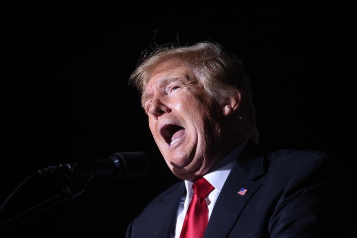 Former US president Donald Trump
