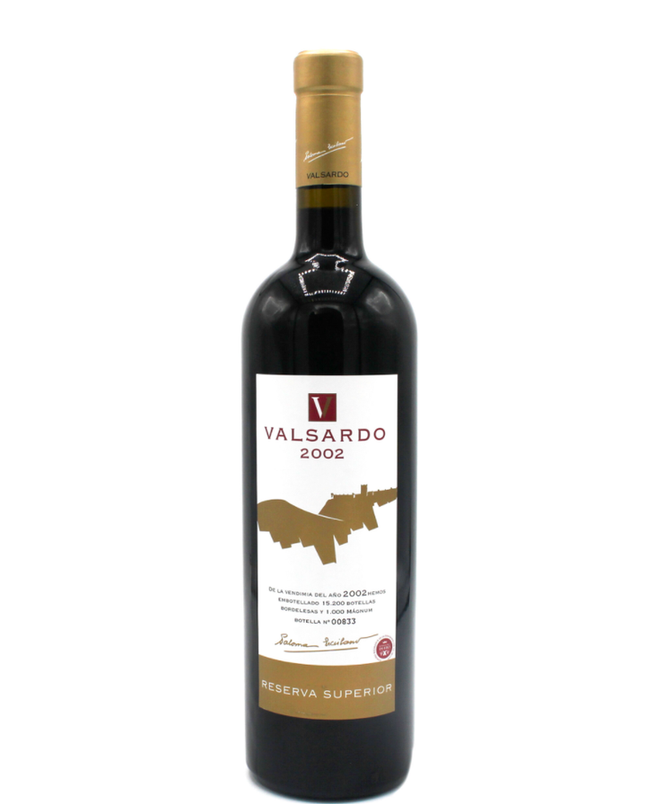 Bodegas Valsardo Reserva Superior Ribera del Duero, 2002