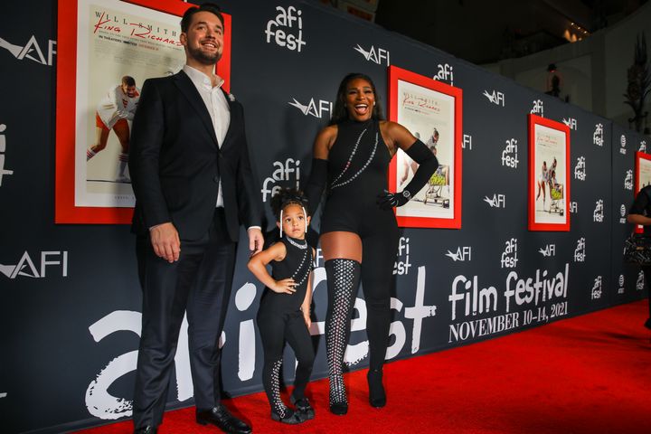 Williams, husband Alexis Ohanian and their daughter, Olympia.