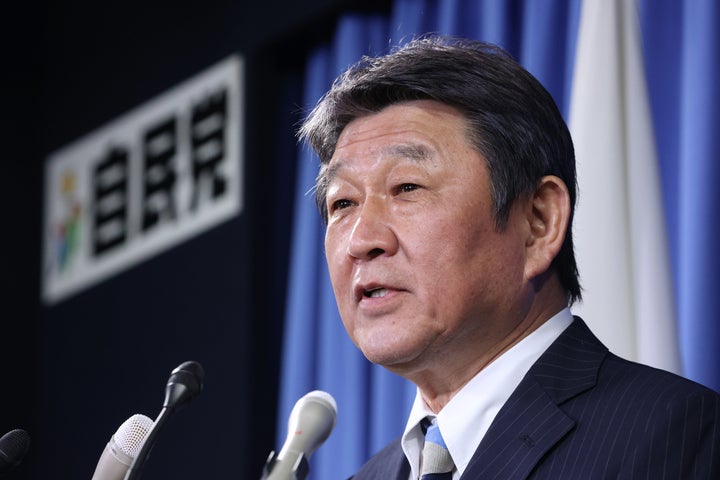 自民党の茂木敏充幹事長（2021年11月4日撮影）