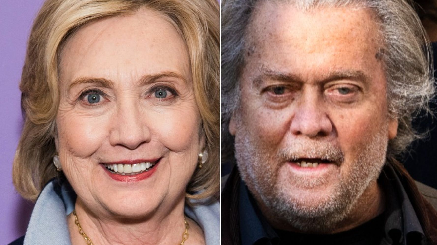 Hillary Clinton Trolls Steve Bannon With Just 5 Words Huffpost Latest News