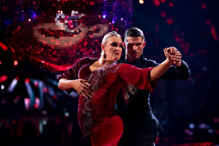 Sara and Aljaž dancing the Argentine Tango