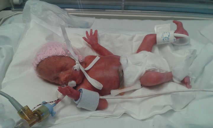 Maple when she was first born in 2016.