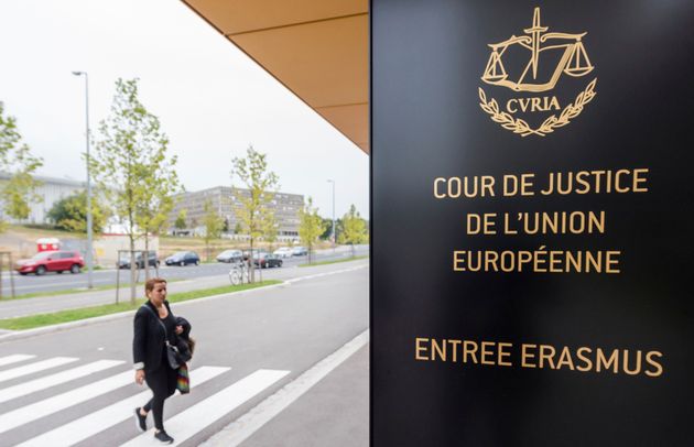 Vista de la Corte de Justicia de la UE, en