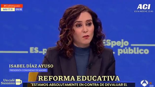 Isabel Díaz Ayuso, en 'Espejo