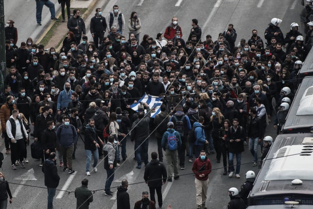 ΠΟΡΕΙΑ ΓΙΑ ΤΗΝ 48η ΕΠΕΤΕΙΟ ΑΠΟ ΤΗΝ ΕΞΕΓΕΡΣΗ ΤΟΥ ΠΟΛΥΤΕΧΝΕΙΟΥ// ΓΕΝΙΚΕΣ ΦΩΤΟ ΑΠΟ ΨΗΛΑ/ ΑΜΕΡΙΚΑΝΙΚΗ ΠΡΕΣΒΕΙA (ΓΙΑΝΝΗΣ ΠΑΝΑΓΟΠΟΥΛΟΣ/ EUROKINISSI)