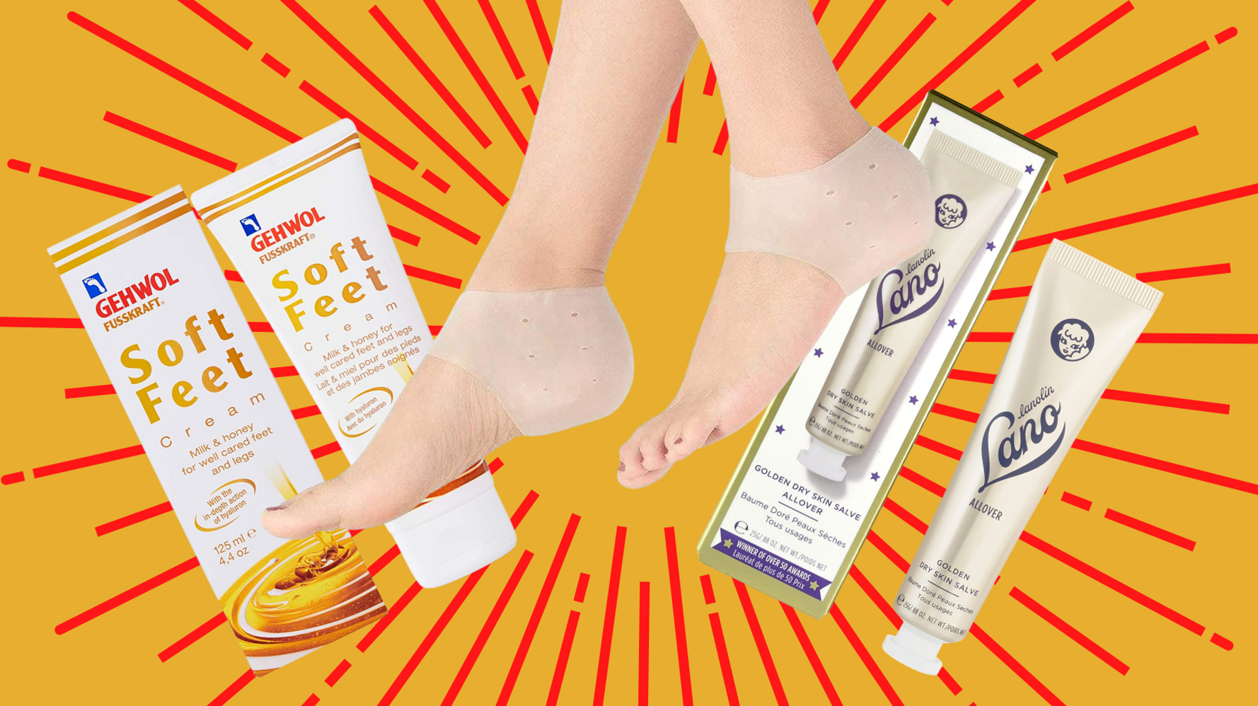 Products Under $20 for Treating Cracked, Dry Heels