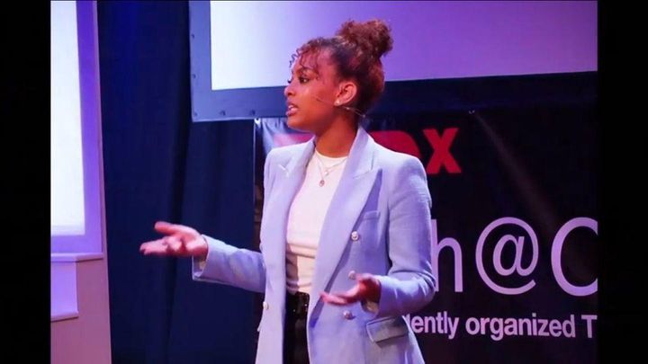Christina Adane has given a TedX talk on how to "harness your power for good".