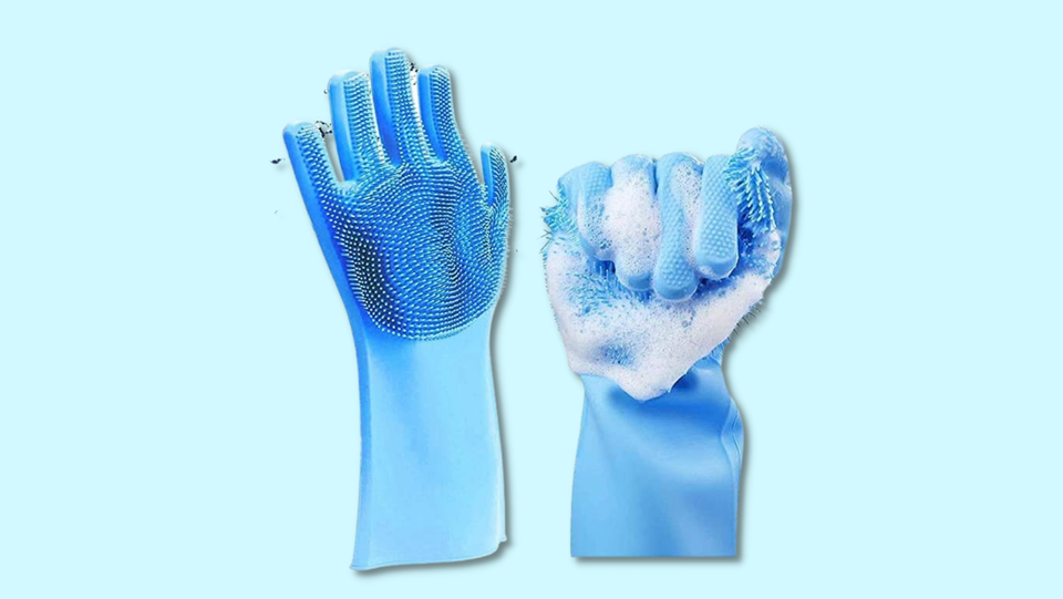 6 Pairs Microfiber Dusting Gloves, Dusting Cleaning Gloves Microfiber  Gloves for House Cleaning Mitt Household Cleaning Gloves for Plants Kitchen  House Blinds Car Dust, 6 Colors 