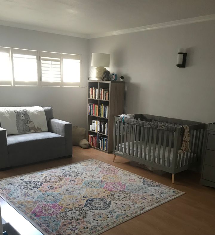 A photo of the author's son's room