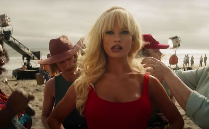 Lily James is unmistakably Pamela Anderson in the new footage