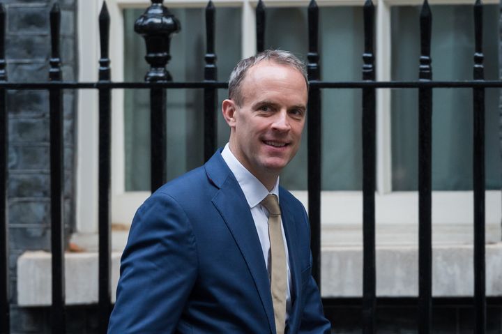 Dominic Raab said the government was "delivering action to go with the words".